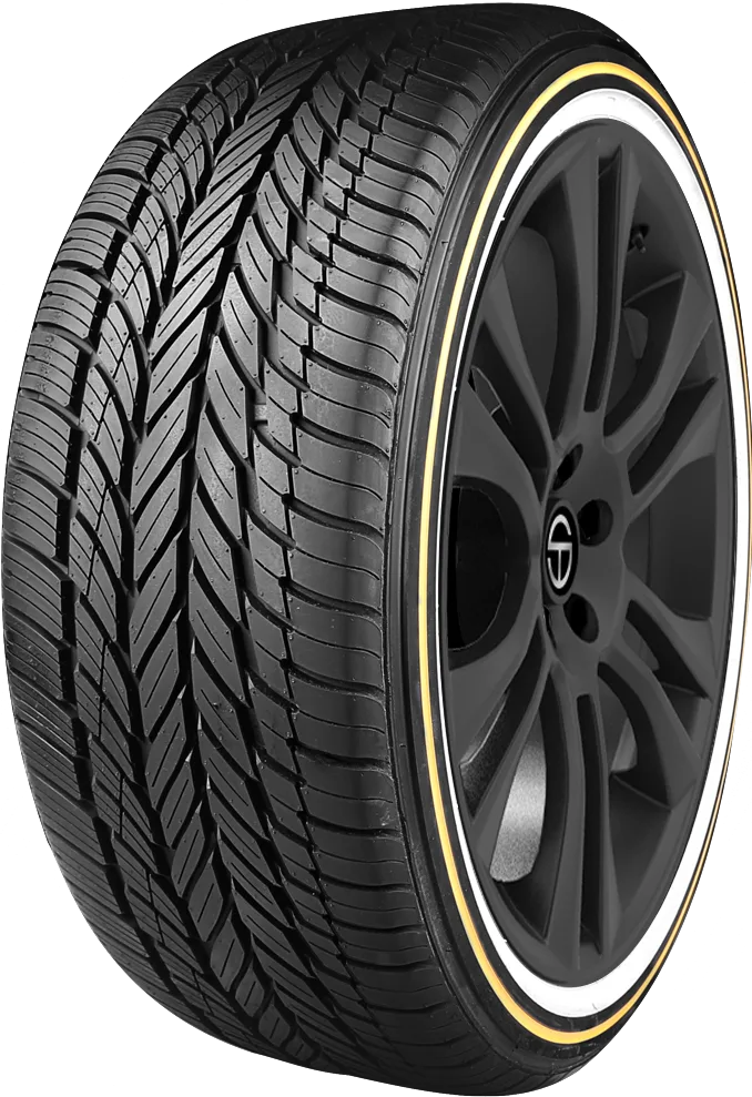 Vogue 235/70R15 Custom Built Radial VIII White/Gold tire