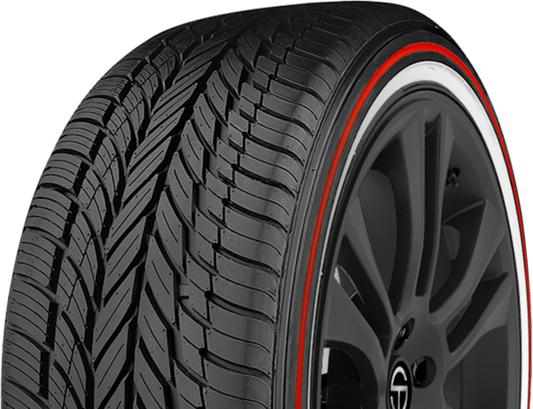 Vogue 235/50R18 Custom Built Radial VIII White/Red tire